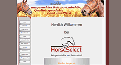 Desktop Screenshot of horseselect.de